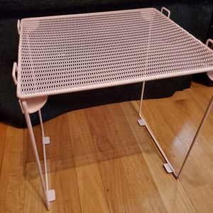 Light Pink Collapsable Locker Shelf